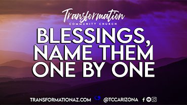 Blessings Name Them One By One